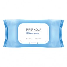 MISSHA Super Aqua Perfect Cleansing Oil In Tissue (Large Volume) – Osvěžující čistící ubrousky 80ks (M6029)